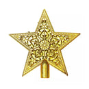 Estrela Ponteira para Árvore de Natal – Dourada, Prata e Colorida (10 a 20,5 cm)