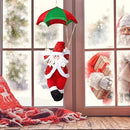 Papai Noel Paraquedista 30cm Médio para Pendurar - Decoração Natalina