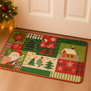 Tapete Porta Bouclé Natalino 60x40 Antiderrapante e Lavável