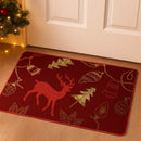 Tapete Porta Bouclé Natalino 60x40 Antiderrapante e Lavável