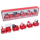 Trem de Natal em Madeira Top Natal — Enfeite Decorativo Clássico