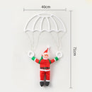 Papai Noel Paraquedista LED RGB ou Amarelo 71 cm - Decoração de Natal