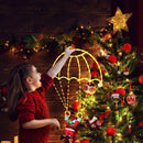 Papai Noel Paraquedista LED RGB ou Amarelo 71 cm - Decoração de Natal