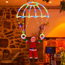 Papai Noel Paraquedista LED RGB ou Amarelo 71 cm - Decoração de Natal