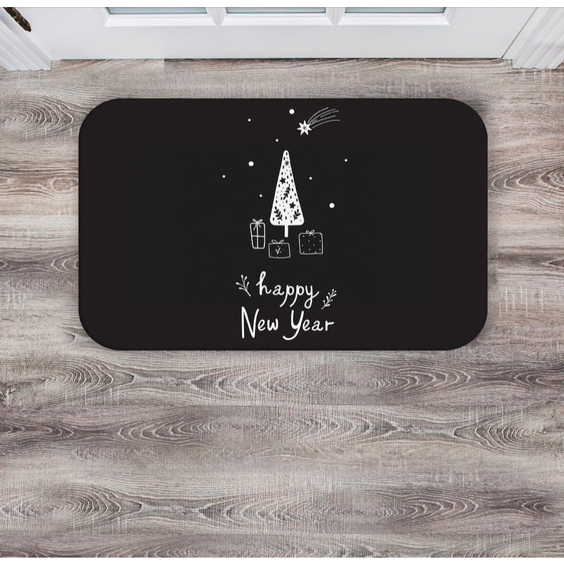 Capacho Natalino Antiderrapante 40x60 cm com Base em Látex – Secagem Rápida