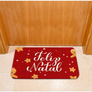 Capacho Natalino Antiderrapante 40x60 cm com Base em Látex – Secagem Rápida