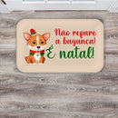 Capacho Natalino Antiderrapante 40x60 cm com Base em Látex – Secagem Rápida