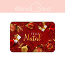 Tapete de Entrada Natalino Antiderrapante 40x60cm – Estampas Exclusivas