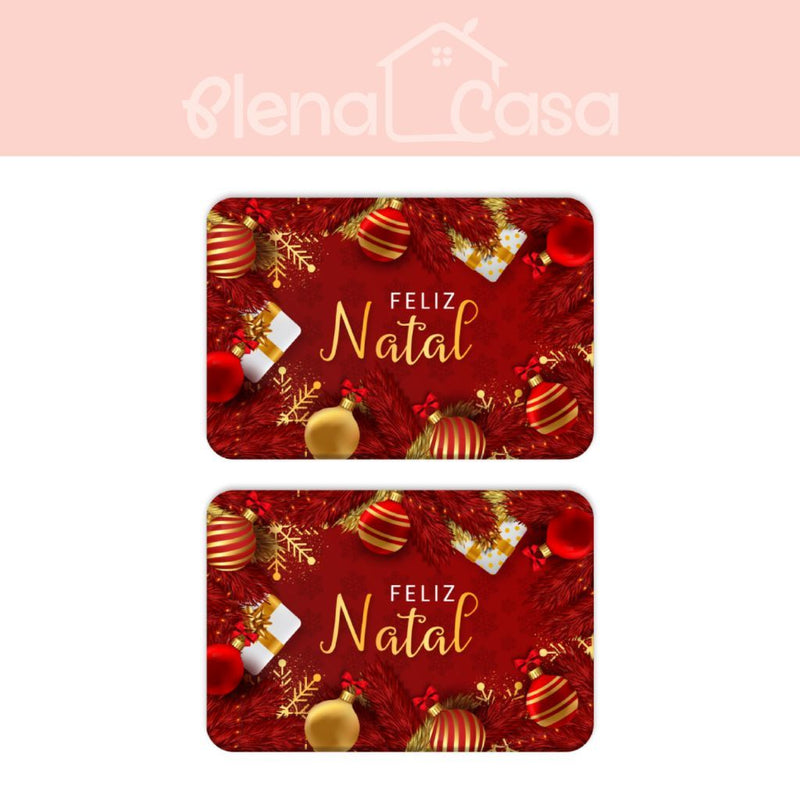 Tapete de Entrada Natalino Antiderrapante 40x60cm – Estampas Exclusivas