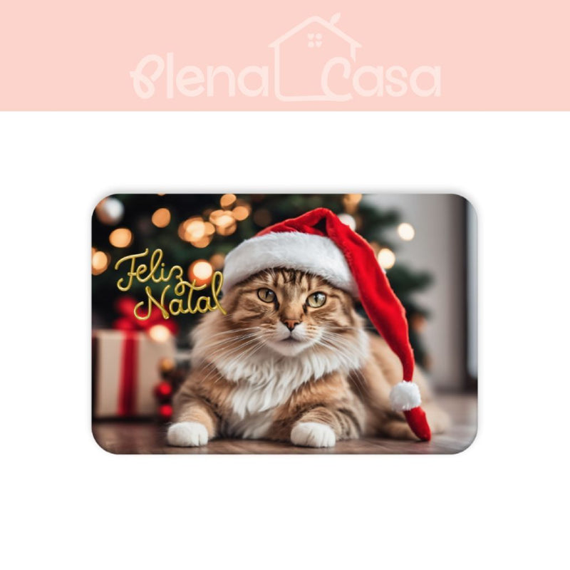 Tapete de Entrada Natalino Antiderrapante 40x60cm – Estampas Exclusivas