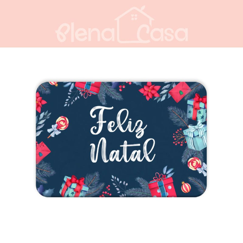 Tapete de Entrada Natalino Antiderrapante 40x60cm – Estampas Exclusivas