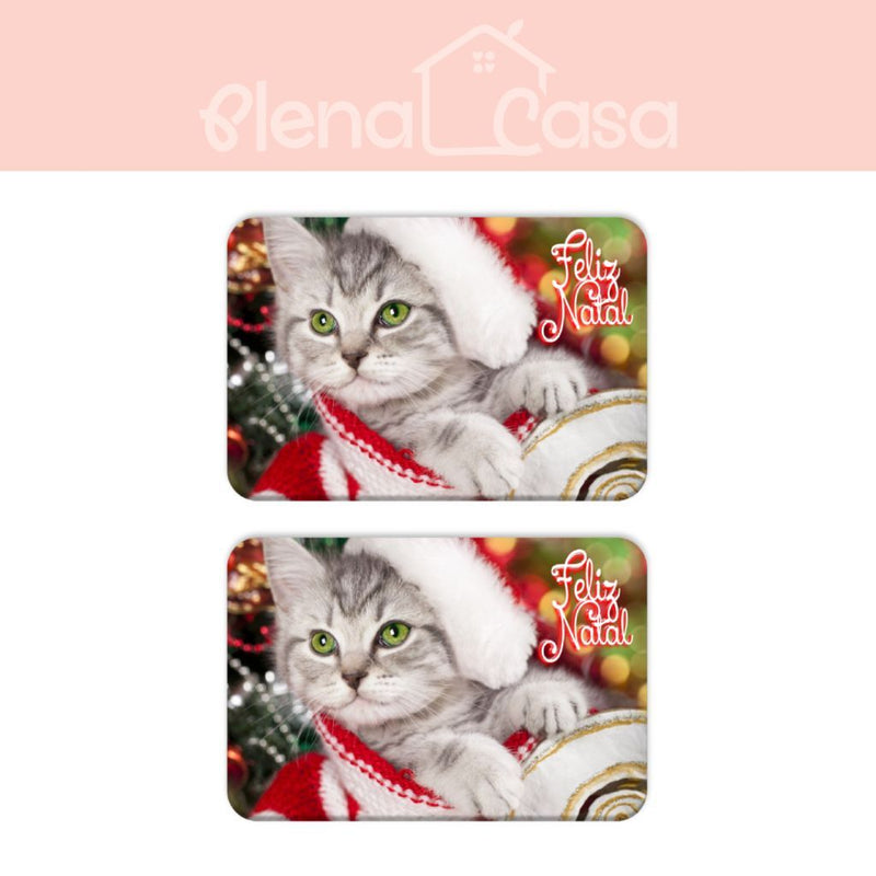 Tapete de Entrada Natalino Antiderrapante 40x60cm – Estampas Exclusivas