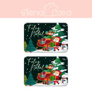 Tapete de Entrada Natalino Antiderrapante 40x60cm – Estampas Exclusivas