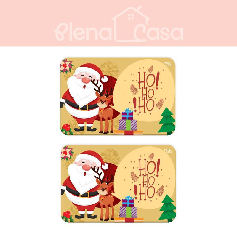 Tapete de Entrada Natalino Antiderrapante 40x60cm – Estampas Exclusivas