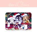 Tapete de Entrada Natalino Antiderrapante 40x60cm – Estampas Exclusivas