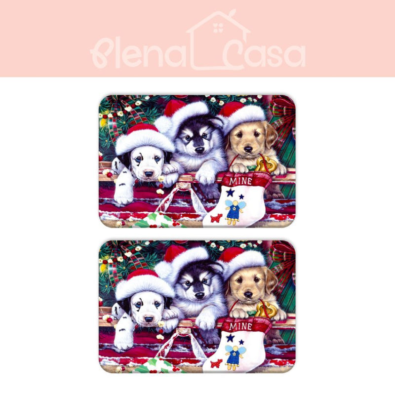 Tapete de Entrada Natalino Antiderrapante 40x60cm – Estampas Exclusivas