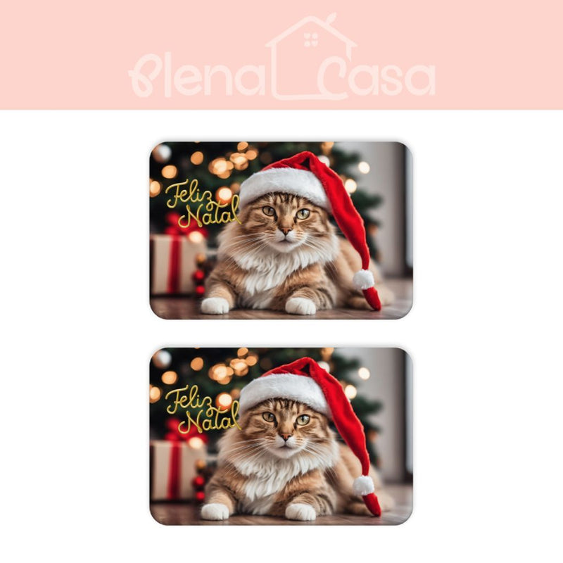 Tapete de Entrada Natalino Antiderrapante 40x60cm – Estampas Exclusivas