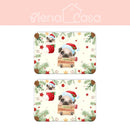 Tapete de Entrada Natalino Antiderrapante 40x60cm – Estampas Exclusivas