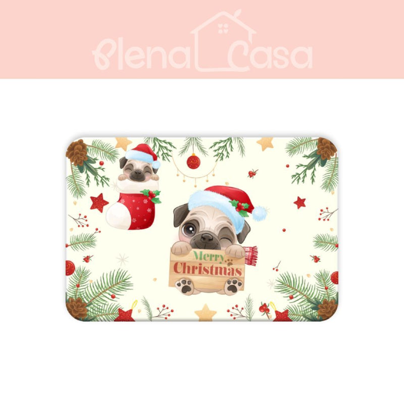 Tapete de Entrada Natalino Antiderrapante 40x60cm – Estampas Exclusivas