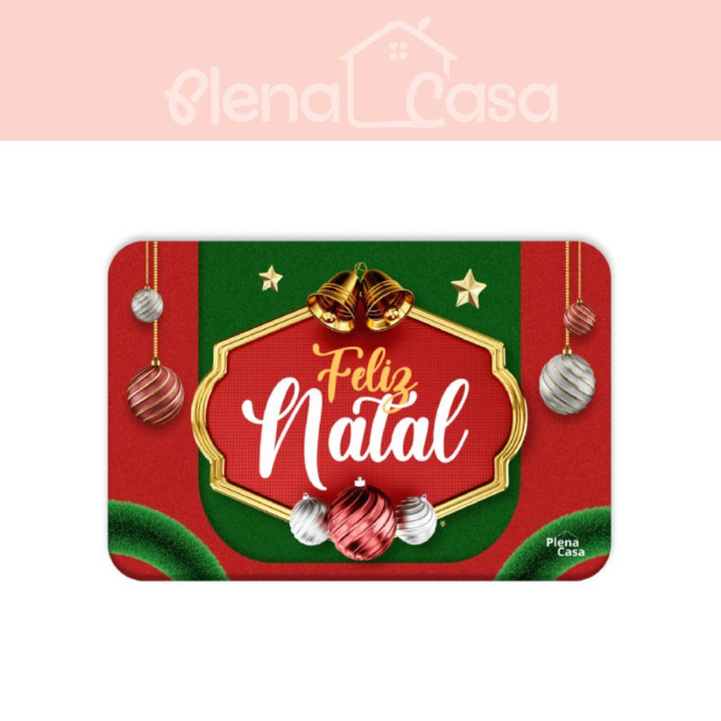 Tapete de Entrada Natalino Antiderrapante 40x60cm – Estampas Exclusivas