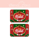 Tapete de Entrada Natalino Antiderrapante 40x60cm – Estampas Exclusivas