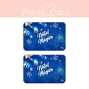 Tapete de Entrada Natalino Antiderrapante 40x60cm – Estampas Exclusivas