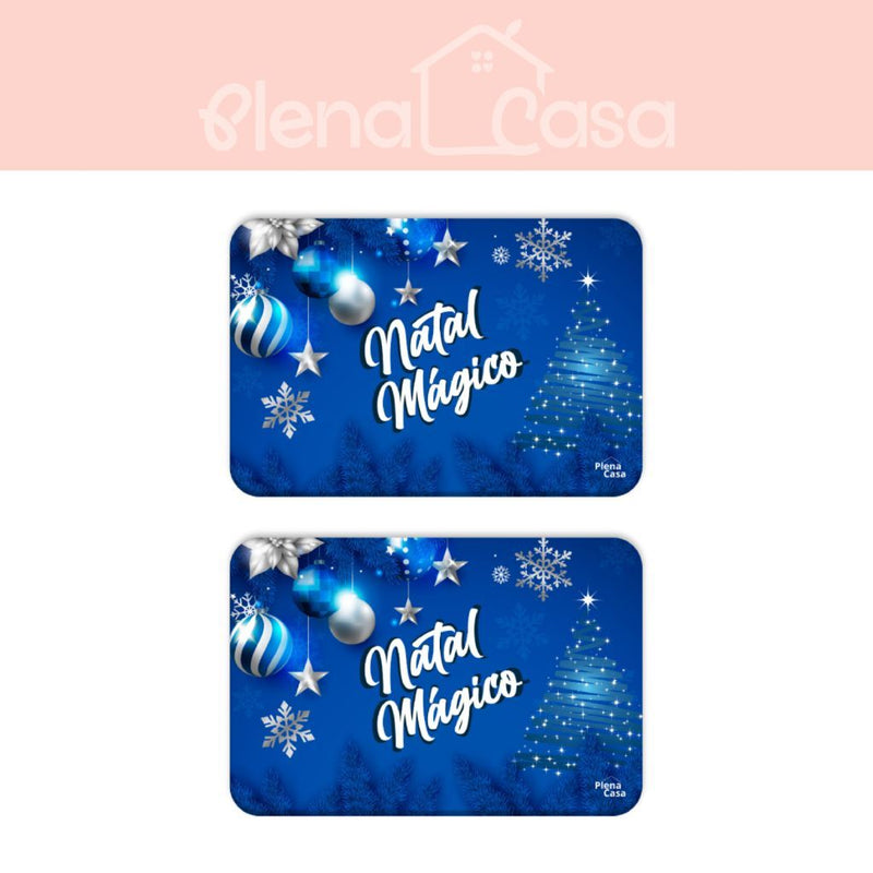 Tapete de Entrada Natalino Antiderrapante 40x60cm – Estampas Exclusivas