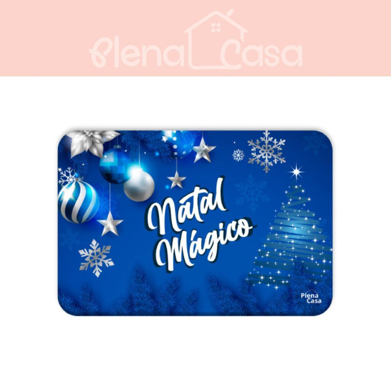 Tapete de Entrada Natalino Antiderrapante 40x60cm – Estampas Exclusivas