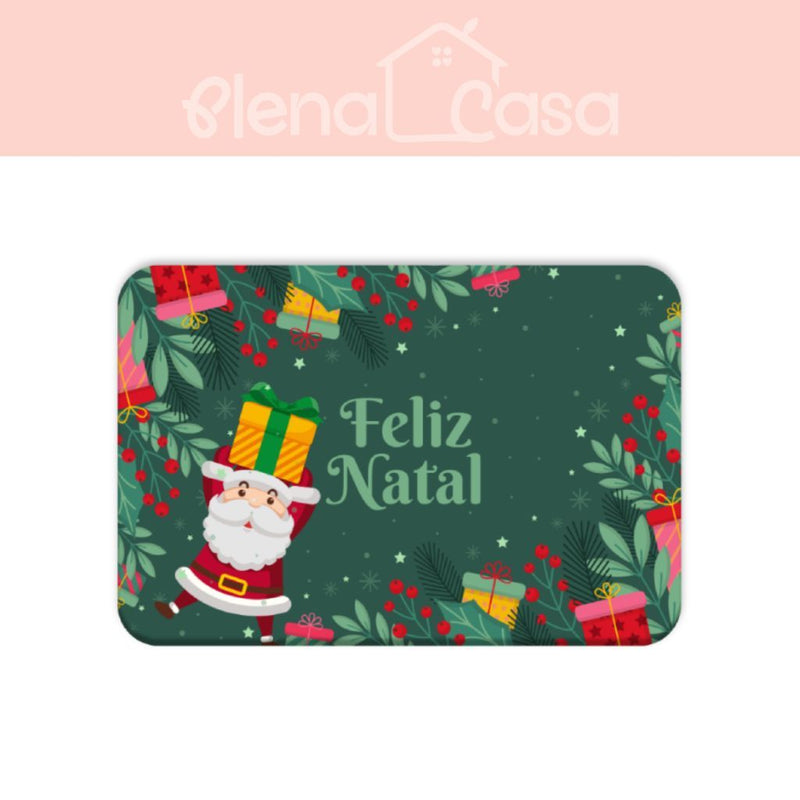 Tapete de Entrada Natalino Antiderrapante 40x60cm – Estampas Exclusivas