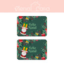 Tapete de Entrada Natalino Antiderrapante 40x60cm – Estampas Exclusivas