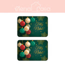 Tapete de Entrada Natalino Antiderrapante 40x60cm – Estampas Exclusivas