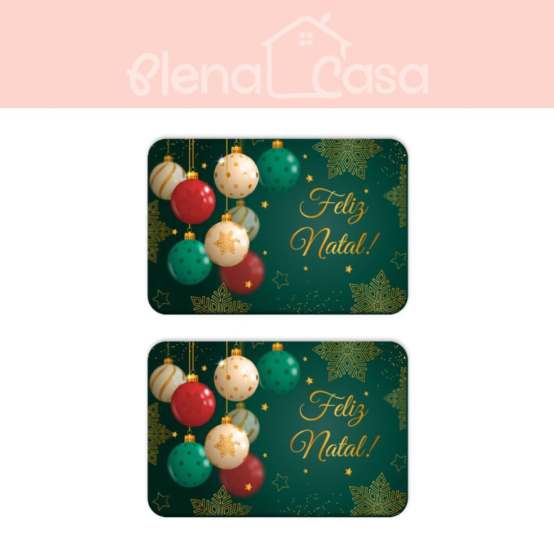 Tapete de Entrada Natalino Antiderrapante 40x60cm – Estampas Exclusivas