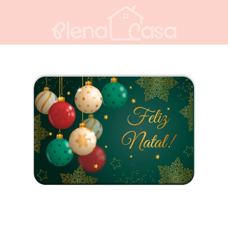 Tapete de Entrada Natalino Antiderrapante 40x60cm – Estampas Exclusivas