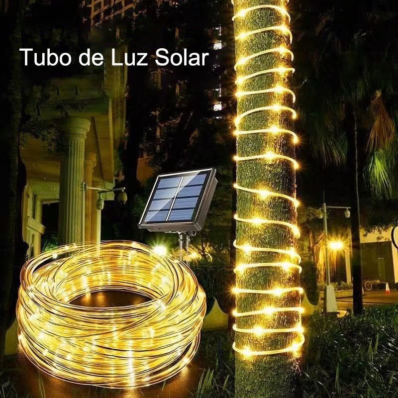 Cordão de Luzes Solares Natalinas 300 LED IP65 (10m/20m)
