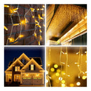 Cascata de Luz 400 LEDs 10m – Branco Quente + Branco Frio (Fixa) Bivolt