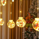 Cortina Cascata Natalina LED 3 m Bivolt com Conector Traseiro – Branco Quente