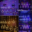 Cascata de Luzes Estrela 100 LED 3m Bivolt IP64 – Quente/Colorido