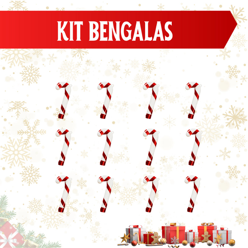 Kit de Enfeites para Árvore de Natal – 55, 75, 100 ou 125 peças (pisca 9,5 m nos 75/100/125)