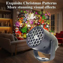 Mini Projetor Natalino RGB 16 Padrões de Flocos de Neve (Tipo-C)