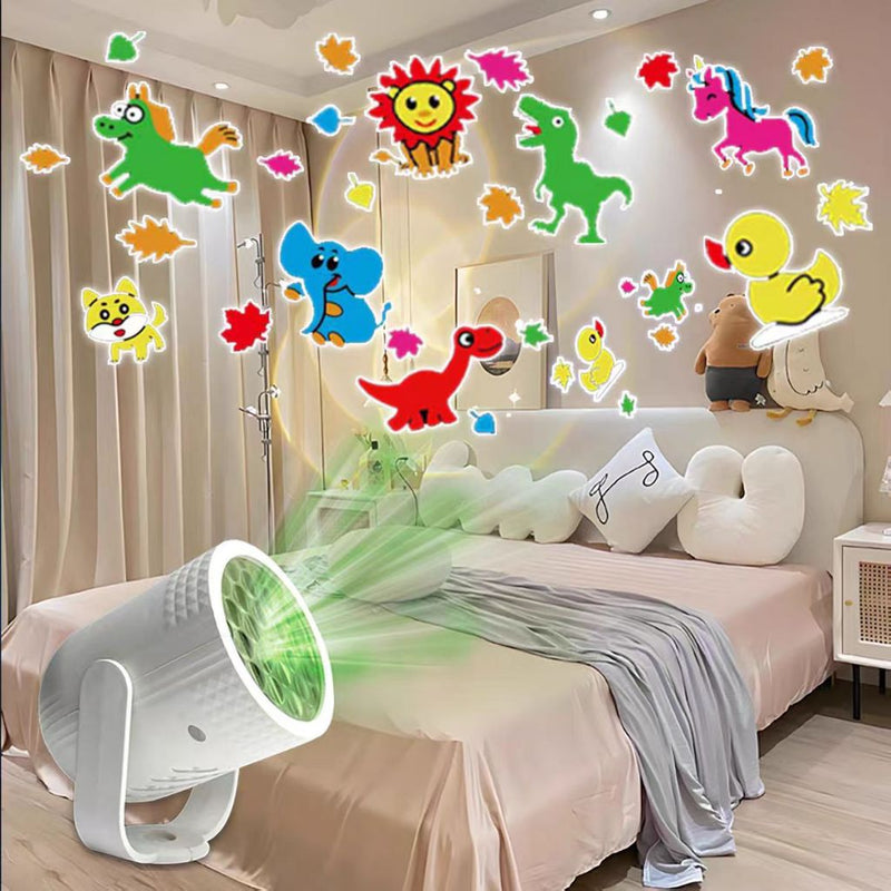 Mini Projetor Natalino RGB 16 Padrões de Flocos de Neve (Tipo-C)