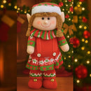 Bonecos Natalinos Gigantes 55 cm — Papai Noel, Boneco de Neve ou Duende