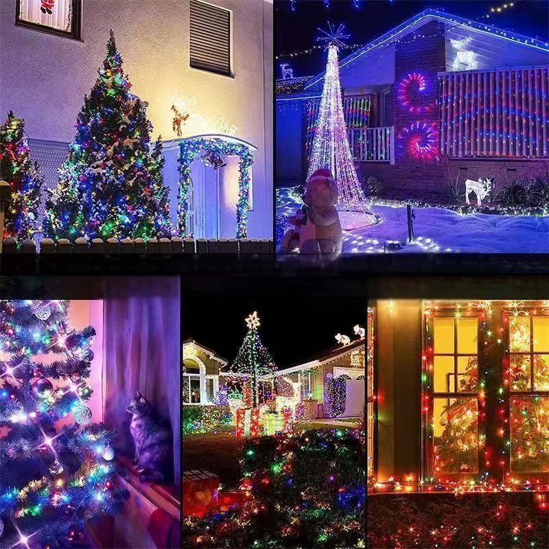 Luzes de Fada Solares à Prova d'Água 10m/20m/30m – 8 Modos Multicolor