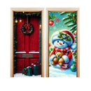 Kit 2 Capas de Porta Natalinas Veste Fácil 0,85x2,10 Tecido Sublimado