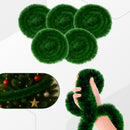 Kit 10 Festões Verdes Natalinos 3m x 11cm (30m Total) - Envio Imediato