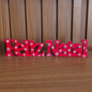 Letreiro Feliz Natal 3D Decorativo – Vermelho ou Verde, 38 cm ou 24 cm