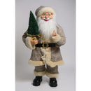 Boneco Papai Noel Luxo 60cm em Pé - Vermelho ou Dourado