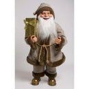 Boneco Papai Noel Luxo 60cm em Pé - Vermelho ou Dourado