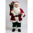 Boneco Papai Noel Luxo 60cm em Pé - Vermelho ou Dourado
