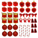 Kit 42 ou 84 Enfeites Pendentes Premium para Árvore de Natal