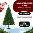 Árvore de Natal Pinheiro Canadense Premium Verde (120, 150 e 180 cm)